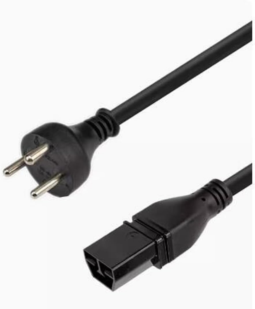 Toptekits Denmark Plug to SAF-D-Grid T-Latch Power Cord, SAF-D-Grid T-Latch Plug to Denmark Power Cable SJT 16AWG,10ft/3m (Denmark to Saf-D-Grid)