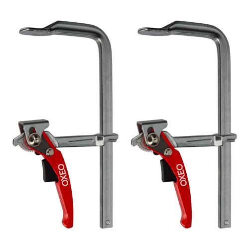 Serre joint à levier 250mm X2 - Rapide - Force de serrage 250kg - Grande envergure 250mm - Saillie 120mm - Acier forgé