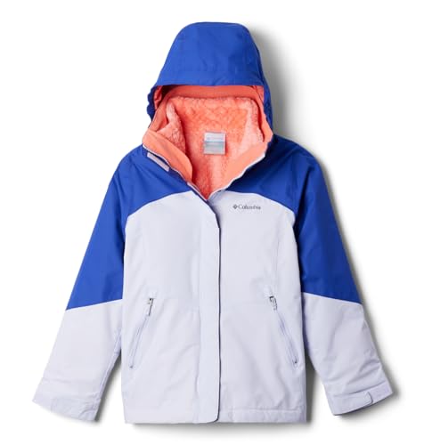 Columbia ガールズ バガブー III フリース インターチェンジジャケット, スノードリフト/クレマチスブルー/ホットコーラル, Small（Amazon）