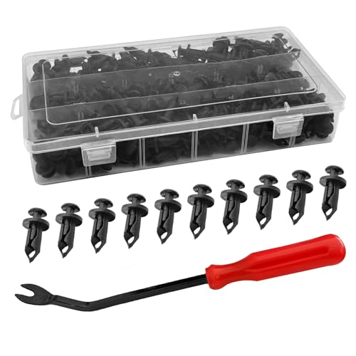 200PCS Nylon Fender Fastener Rivet Push Clips Fender Push Clip Compatible with Honda Suzuki Kawasaki Rangers RZR Sportsman Polaris 7661855