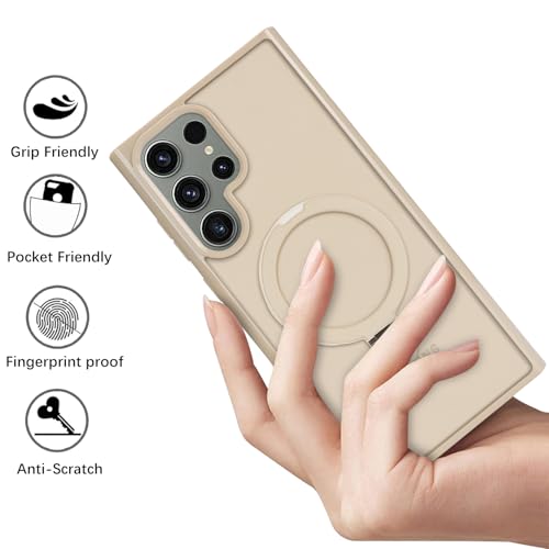 Image of Cavor for Samsung Galaxy S23 Ultra Case, Compatible with Magsafe, Beige