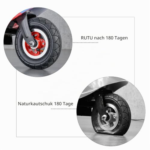 200x50Innenreifen, 8 "X 2" Innenschlauch Ersatz, 2 Packung – Ansicht 4