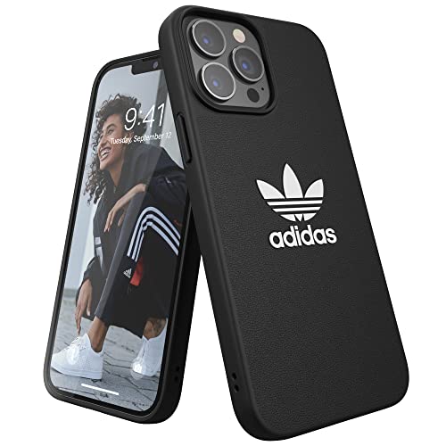adidas Case Designed for iPhone 13 Pro Max 6.7, Drop Tested Cases, Shockproof Raised Edges, Original Protective Case, Black and White