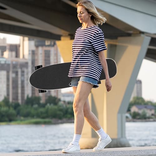 Skates EléTricos Para Adultos E Adolescentes, Longboard EléTrico De Bordo De 7 Camadas + Controle Re