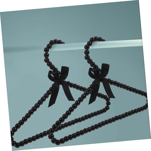 Cintres perles noirs 30 cm PRETYZOOM pour protéger et suspendre les habits de bébé - 7