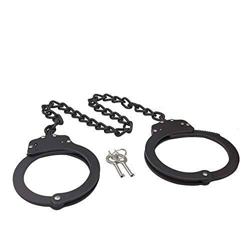 Yoghourds Metal Long Handcuffs Sturdy Durable Double Lock Steel