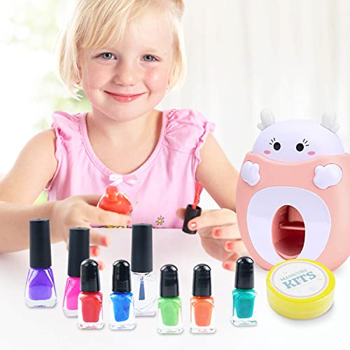 Unhas para Crianças - Cute Kids Nail Painting Machine,Kit arte para unhas Verniz para unhas Folha mo