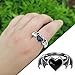rockible Anillo Gótico Murciélago Corazón Vintage Anillo de Aleación Decoración Corazón en Relieve Adecuado para Mujeres Hombres Parejas Fiesta Imagen de rockible Anillo Gótico Murciélago Corazón Vintage Anillo de Aleación Decoración Corazón en Relieve Adecuado para Mujeres Hombres Parejas Fiesta