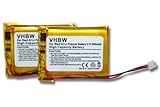 Recargable | Carga sin problemas con el cargador estándar | Contenido del envío: 2x batería de repuesto | Accesorios de la marca vhbw