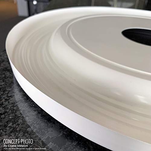Image of Ekena Millwork CMP10CO Cole Thermoformed PVC Ceiling Medallion, 10 inch OD x 3 1 /2 inch ID x 3 /4 inch P, White