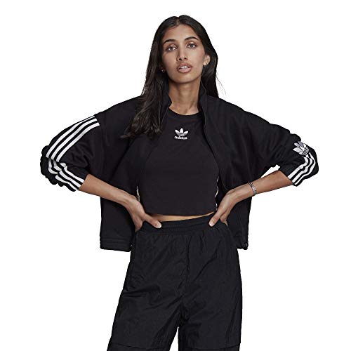 Image of adidas Originals 3-D Trefoil Track Top Black LG