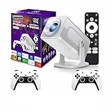 【Projecteur Portable Multifonction avec Rotation à 180°】Design compact avec support rotatif permettant de projeter du sol au plafond. Idéal pour une utilisation domestique, au bureau ou en voyage. Compatible avec la duplication d’écran, les game sticks 4K et les consoles rétro HDMI. Lit les formats MP3, JPG, PNG et les vidéos 4K à 30fps. Un projecteur portable multifonction parfait pour s’adapter à tous vos besoins.