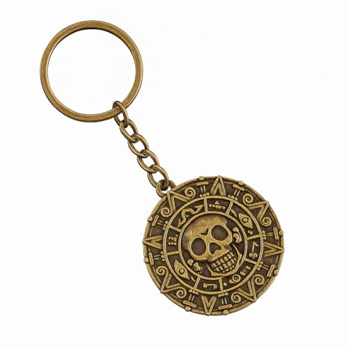 Porte-Clés Crâne – Porte-Cléf Squelette et Charme de Sac pour Femmes, Ton Bronze Antique,...
