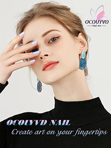 Spring Summer French Tip Press On Nails, Fake Nails Square Acrylic False Nails Flower Design,Artificial Nails For Women And Girls, 24 Pcs #TOP6