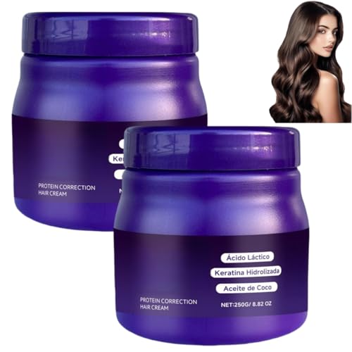 Glättungscreme für Damen, Anti-Frizz-Keratin-Haarcreme für natürlich seidiges, langanhaltendes Haar – Schluss mit Frizz!