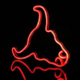 insegnare Design a testa di toro: le luci al neon in 2 stili sono a forma di testa di toro, queste insegne luminose a LED aggiungono un tocco di vivacità al comodino, creano un'atmosfera calda per la tua stanza.