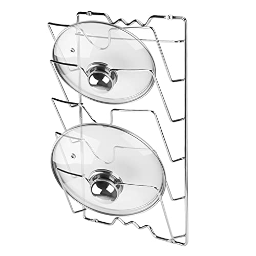 Soporte Para Tapaderas De Ollas, Soporte Para Tapa De Sartén Y Organizador 5 Apartados Tapa De Olla Estante Gabinete Soportes, Para Gabinete Coc Soporte Para Tapaderas De Ollas, Soporte Para Tapa De Sartén Y Organizador 5 Apartados Tapa De Olla Estante Gabinete Soportes, Para Gabinete Coc
