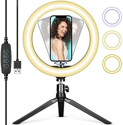 NK Anneau Lumineux LED Circulaire avec 20 cm de diamètre,