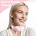 2Pcs Stoma Covers for Tracheostomy,Neck Stoma Cover,Adjustable Neck Trachea Protector,Breathable Dust-Proof Shied Tracheostomy Care Supplies for Men and Women (Pink, Small)
