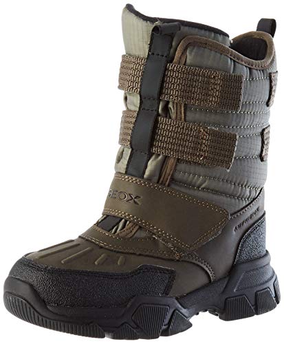 Geox J Nevegal Boy Abx B, Botines para Niño, Verde (Military) , 31 EU