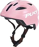 PUKY PH 8 Pro-S | Fahrradhelm für Kinder | Größe S - 45-51 cm | mit integriertem Insektenschutz | Retro-Rosé