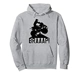 quad bike braap atv 4 wheeler vintage atv equitazione felpa con cappuccio