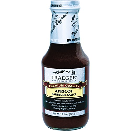 Traeger pellet grills spc105 apricot barbeque sauce, 13.1 ounce