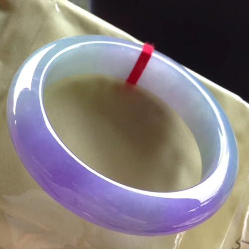 Natural Jade Bangle Bracelet for Women, Violet Light Purple Floating Purple Jade Bracelet, jade bracelet women3