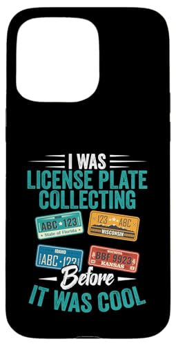 ナンバープレートコレクター It Was Cool ナンバープレート収集 スマホケース iPhone 15 Pro Max 用