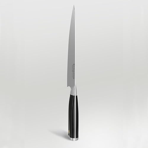 Miniatura 15 de Vosteed Cuchillo de cocina de 5 pulgadas, cuchillo de chef de cocina pequeño, cuchillo de pelar para verduras y frutas, acero inoxidable de alto