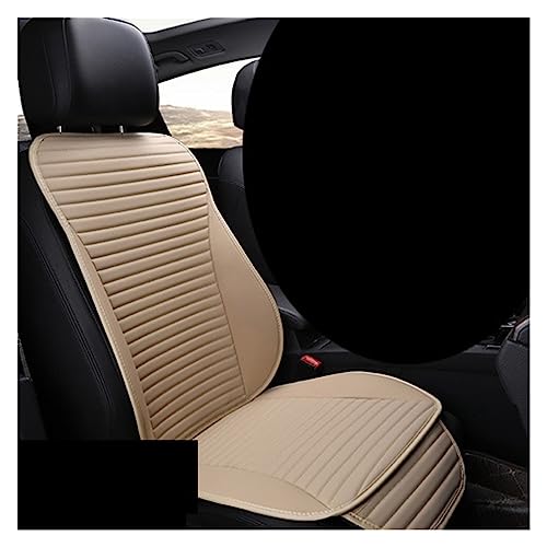 Housses de siège voiture antiglisse et universelles en cuir beige
