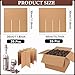 CONEHOY 13 Sets Moving Box Glasses Divider Kits Cardboard dividers fit boxes about 16 x 12 x 12 inches for Kitchen Dish Packing Wine Glassware Cardboard Box Compartments Dividers (Box Not Included)