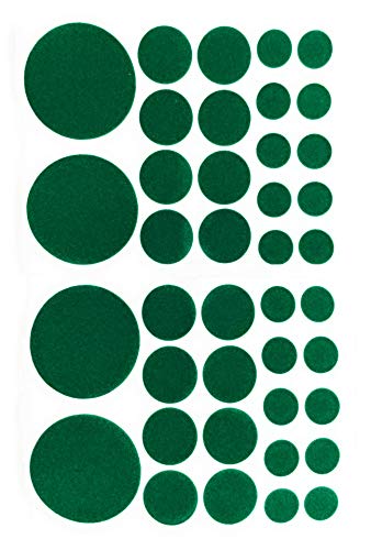 JAM2DAY 40 Pcs Assorted Adhesive Felt Pads To Protect Surfaces, Stick On Ornaments etc.