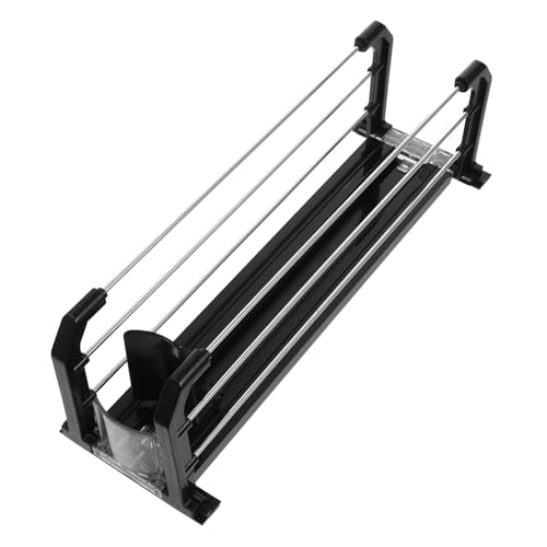 STOBAZA 2 Sets Beverage Pusher Tray Pull Out Drink Holder Soda Organizer Easy Access Fridge Dispenser Sliding Tray Pusher