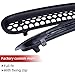 AggAuto Grille Inserts Compatible With Jeep Wrangler JK JKU 2007-2015, Matte Black Car Front Mesh Grill Cover Accessories 7 Pcs