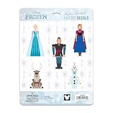 Disney Frozen Character Set Adhesive Vinyl Decals - Frozen Stickers for Car Featuring Elsa, Anna, Olaf and More
