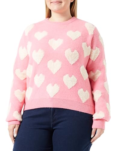 NALLY Damen Strickpullover 12425447-NA02, Pink, XL/XXL