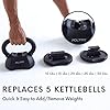 Polyfit Adjustable Kettlebell Set | 30/40/50 lbs | Kettlebell Weights for Home Gym (BLACK - 30 LB) #1