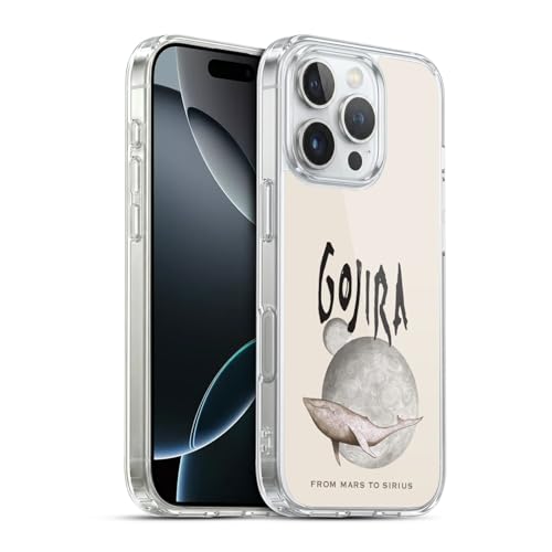 Coque Gel Gojira iPhone 16 Pro compatible MagSafe avec protection de qualité militaire anti-choc