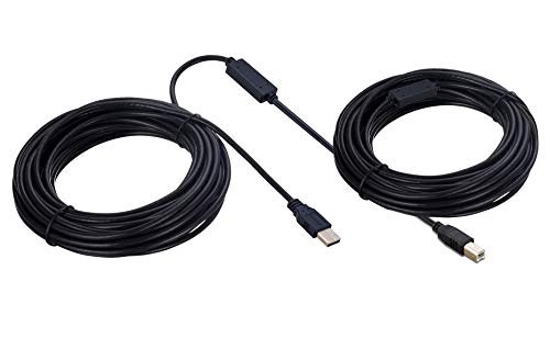 Ruaeoda Printer Cable 50 Ft, Long Usb Printer Cable Cord Usb 2.0 Type A Male To B Male Printer Scanner Usb B Cable Compatible With Hp, Canon,Epson, Lexmark, Dell, Xerox, Samsung Etc 15 Meter - Gen2 #TOP6