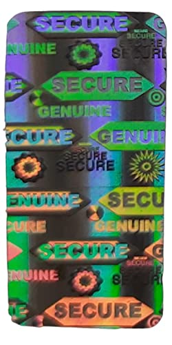Image of LEPAH Secure Genuine Hologram Stickers,15mm x 30mm, Silver,25000 Pcs | VOID Tamper Evident