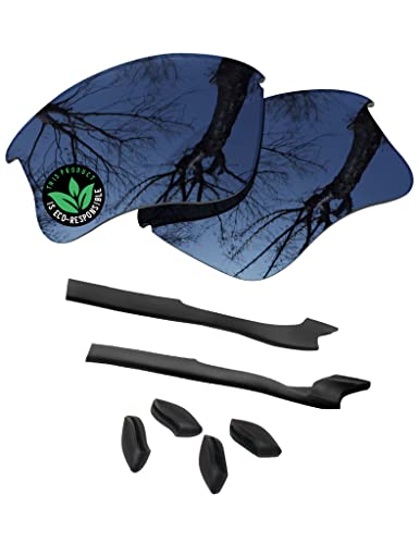 Image of Raydi Replacement Lenses & Rubber Kits for Oakley Half Jacket 2.0 OO9144 | Half Jacket 2.0 XL Rectangular Sunglasses