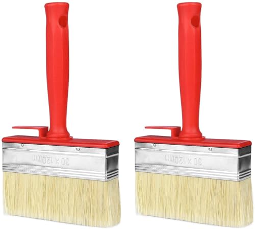 Pinceaux plats, 2 pièces Grand pinceau pour peinture murale 30 x 120 mm