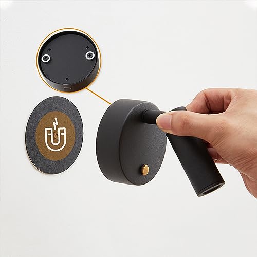 Iluminación de pared para interiores LED articulada con cargador USB para dormitorio 4