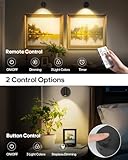 GOODEA Battery Operated Spot Light Indoor with Remote 3000mAh,3 Color Dimmable Wireless Rechargeable Picture Light for Wall,Tree Spotlight Indoor,Uplighting Stick on Wall for Plant Artwork Picture - Image 5