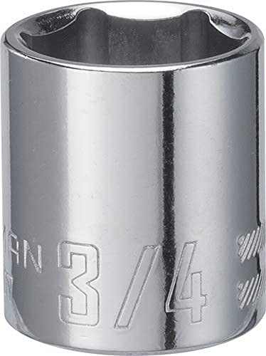 CRAFTSMAN Shallow Socket SAE 3/8-Inch Drive 3/4-Inch 6-Point (CMMT43007)