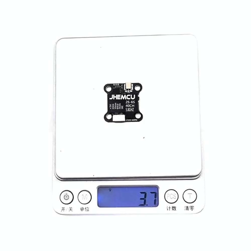 VTX20-600 40CH 20X20mm PitMode 25-600mW Regolabile VTX 7-26V per JHEMCU VTX RC FPV Racing Freestyle Droni