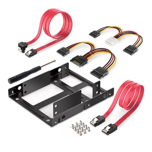 Kit soporte adaptador metal para disco duro 2.5 a 3.5 pulgadas