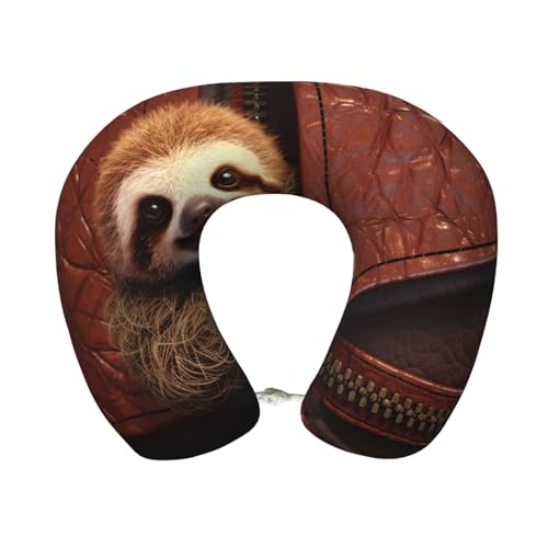 Almohada de viaje de espuma viscoelástica cómoda U miniatura 1