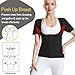 Vuirrm Sauna Vest for Women, Women's Sauna Sweat Vest Slimming Tummy Control Shapewear Fitness Workout Tank Top with Zipper, L/XL,Silver